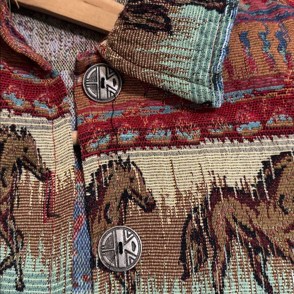 Jane Ashley  Multicolor Patterned Jacket - Picture 5 of 8